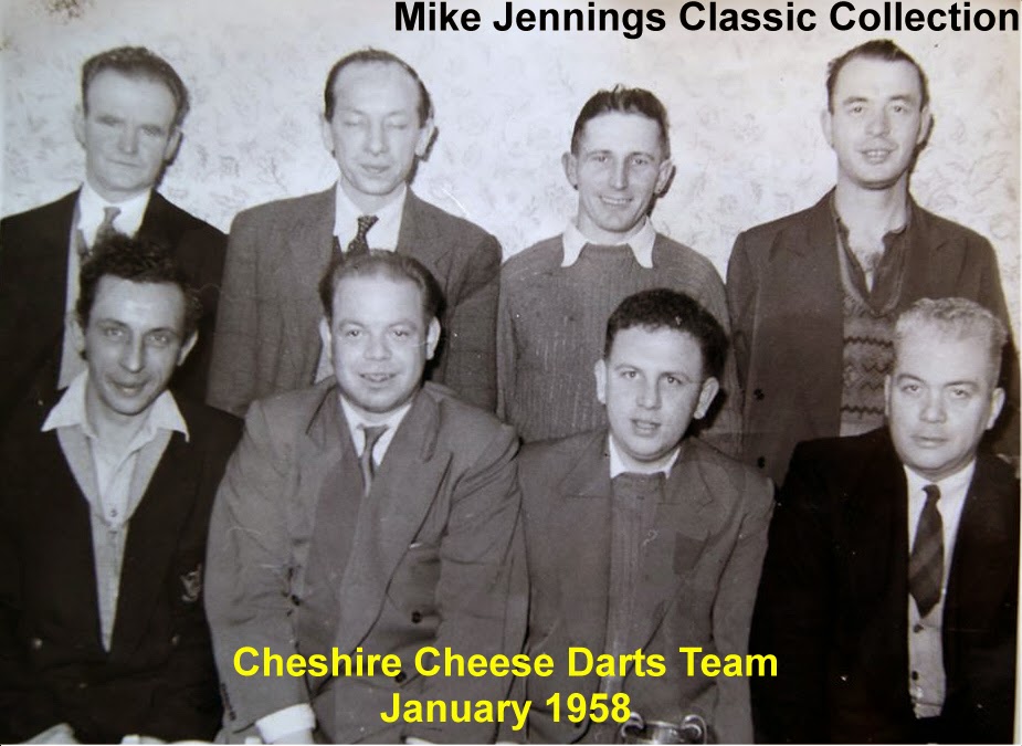 THE MIDDLEWICH DIARY CHESHIRE CHEESE DARTS TEAM 1958