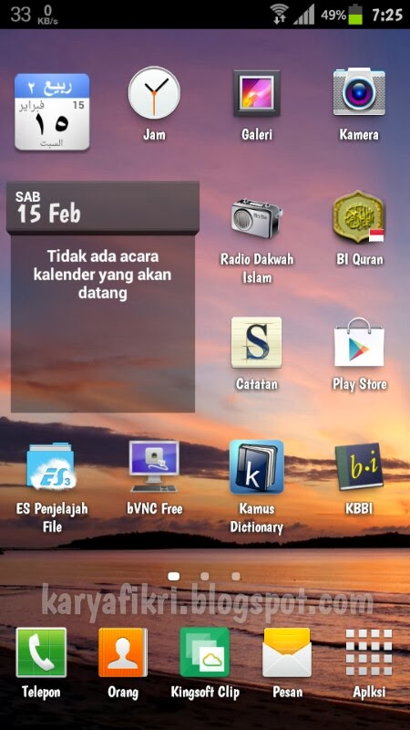 Update: Beranda perangkat Android