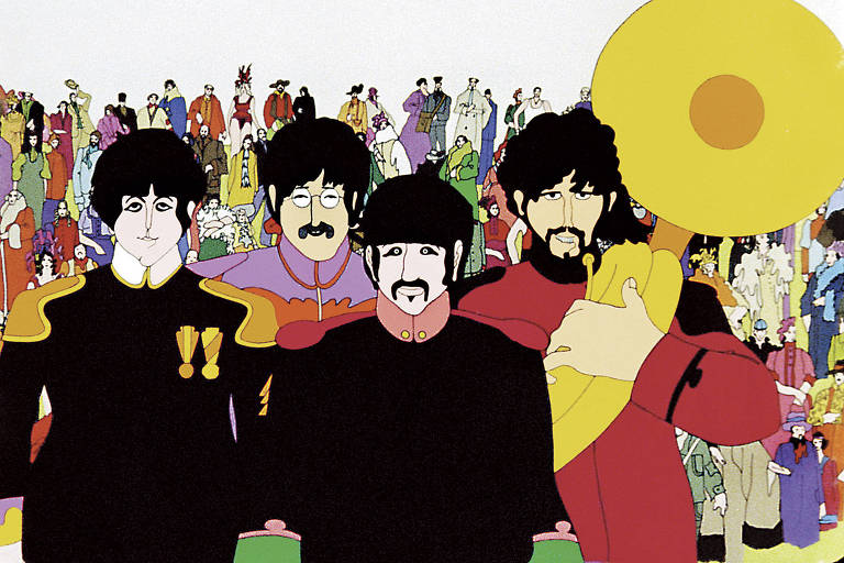 Só Artesão &amp; Cia.: Submarino Amarelo - o que fez animação dos Beatles se  tornar um clássico psicodélico