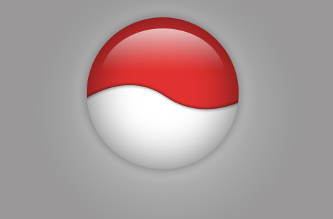 Membuat Logo Bulat  Bendera Indonesia dengan Photoshop 