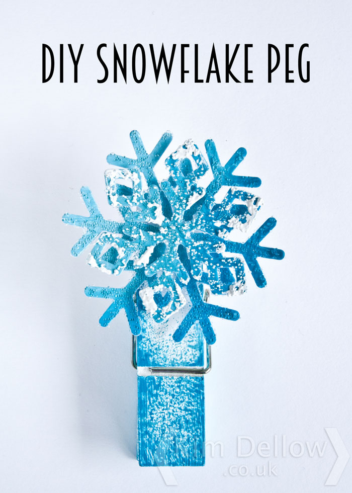 DIY Snowflake peg