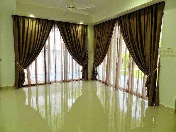 Furnish with interior curtains