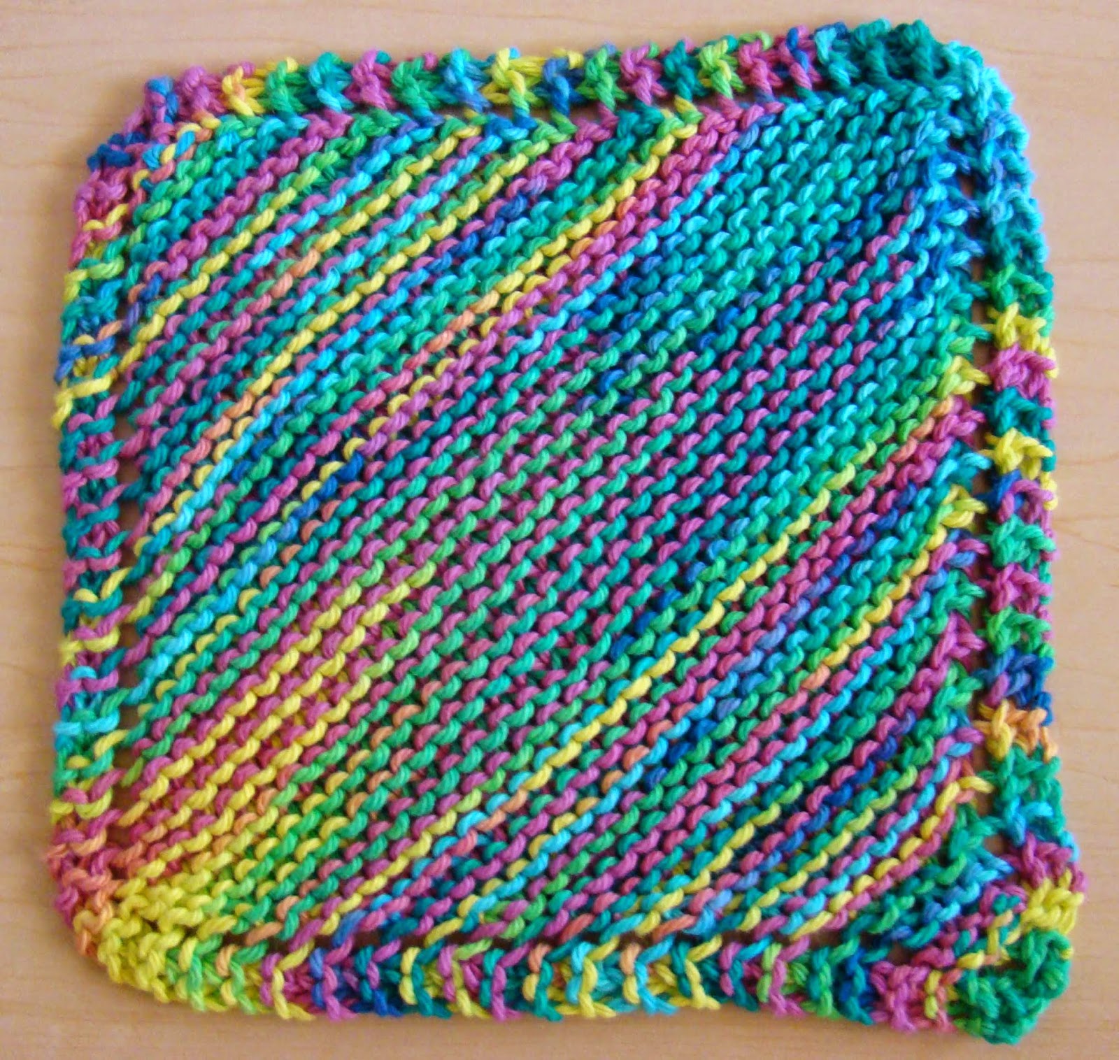 Stitch Along with Me Dishcloth Crazy and SKYP!