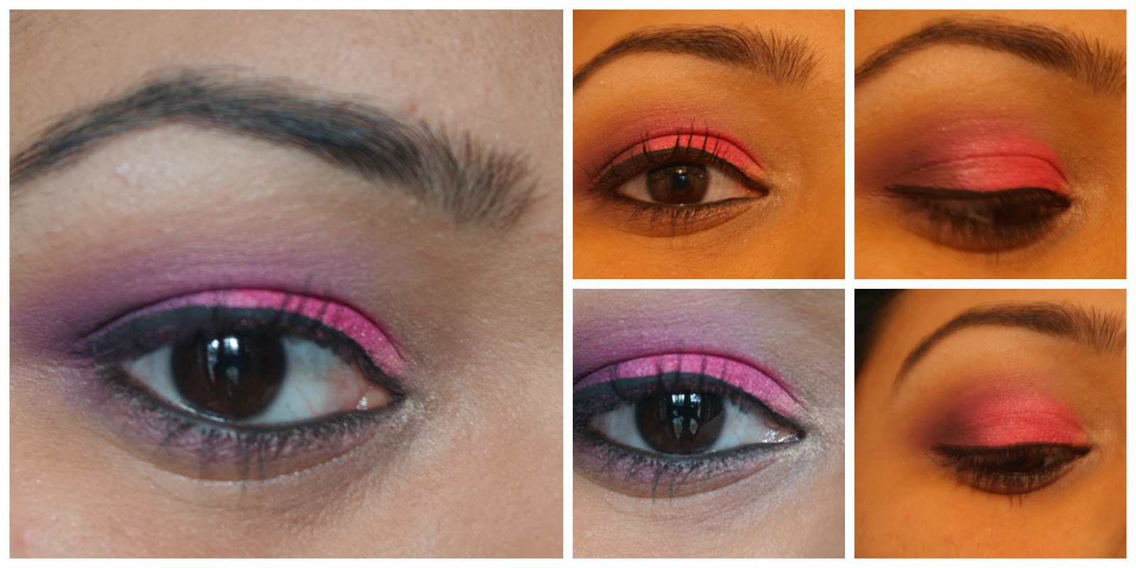 Pink Purple Eyemakeup-Eyeshadow tutorial