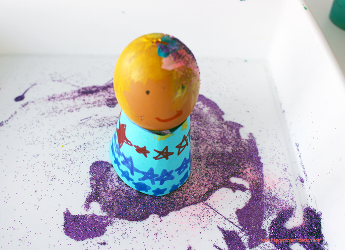 Decorar huevos de pascua: personajes