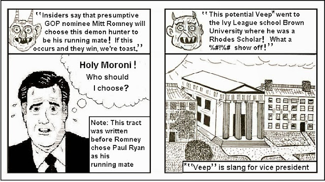 chick tract satire pastiche