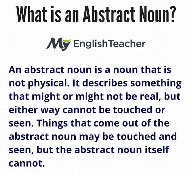 What is an Abstract Noun? Examples & Abstract Noun List English