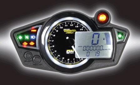 xr100で遊ぶ?: XR100モタード SP武川 スーパーマルチLCDメーター