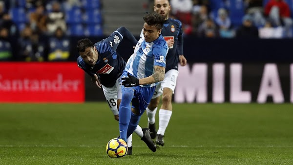 El Málaga vuelve a caer, esta vez ante el Espanyol (0-1)