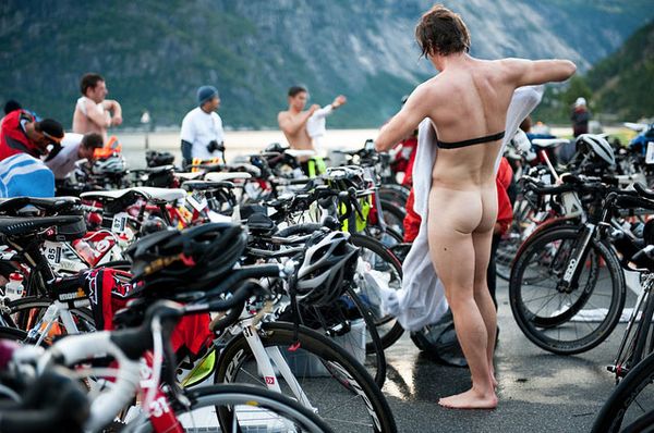 Hot nude triathlete men