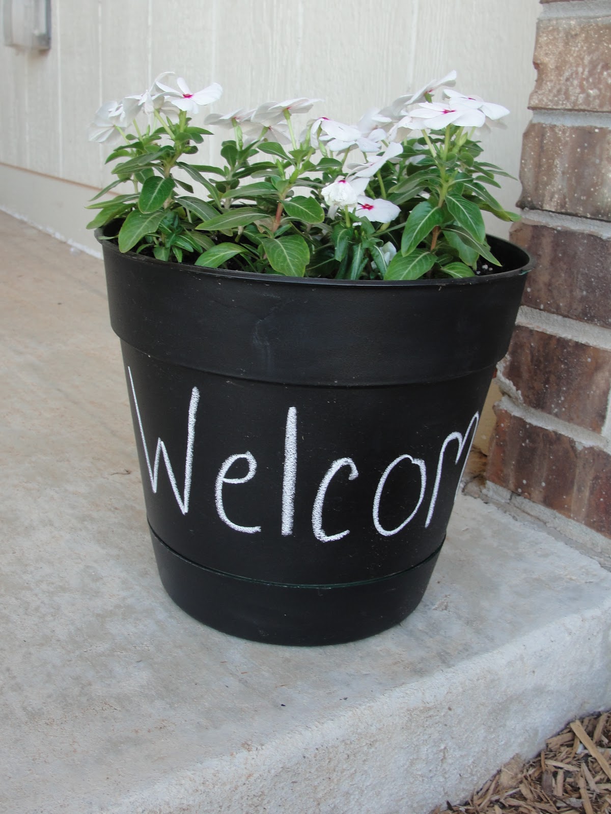 So Shep! Chalkboard Flower Pots