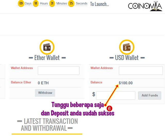 Cara Funding Akun Coinomia Cara Funding Akun Coinomia