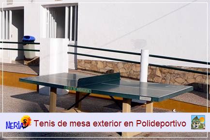 La reserva para el tenis de mesa se puede hacer en el mismo día en la instalación, previo pago de los precios públicos establecidos