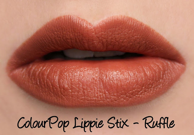 ColourPop Ruffle Lippie Stix Swatches & Review
