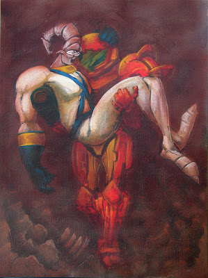 “Saved by Samus” Painting by ValleyDweller