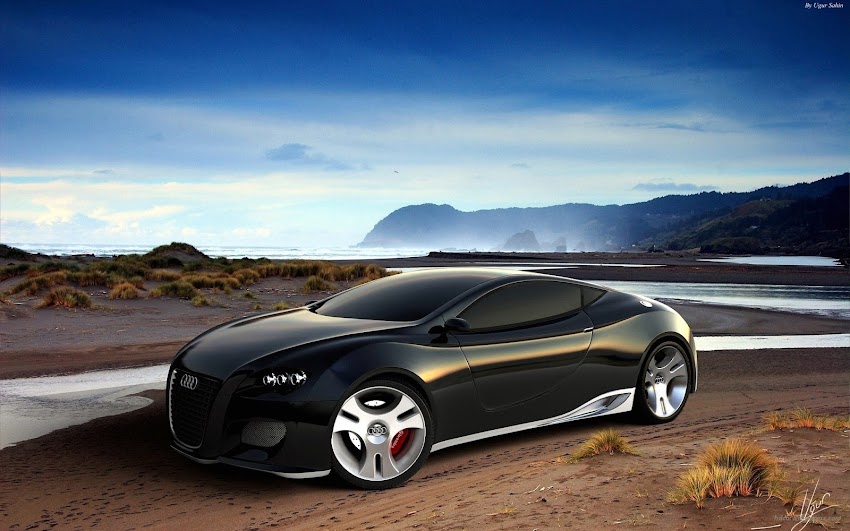 Audi Ultimate Black Concept Car Audi Ultimate Black Concept Car