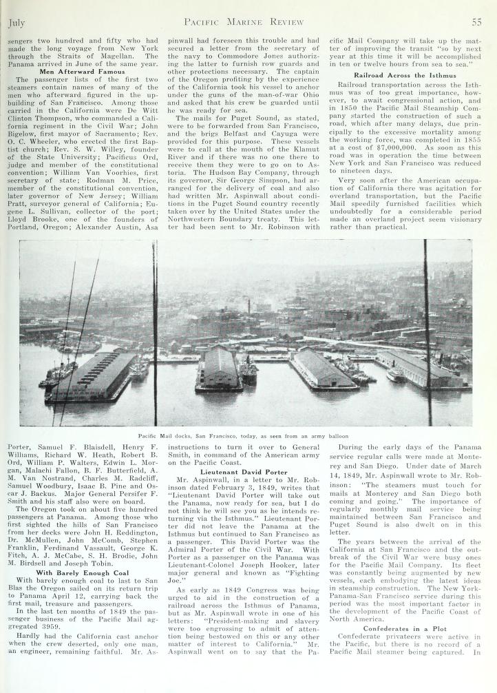 HISTORY PACIFIC MAIL STEAMSHIP COMPANY