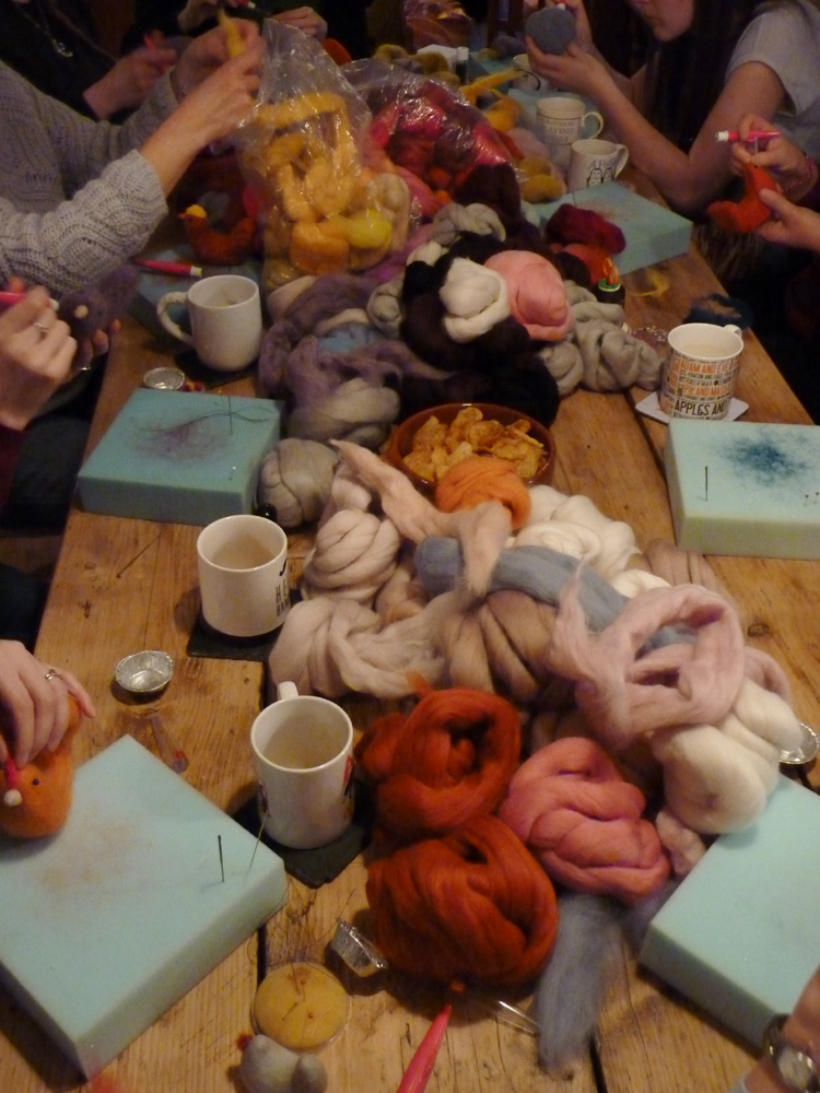 Middle of Nowhere Winter needle felt