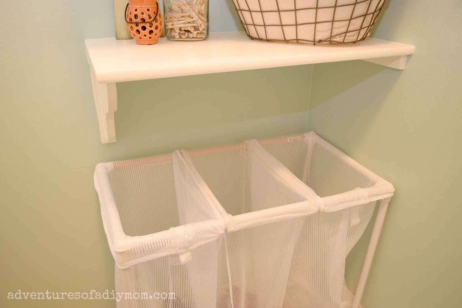 Laundry Room Makeover Shortening the Laundry Cart Adventures of a