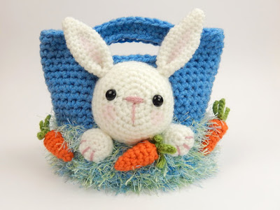 crochet Easter Bunny basket