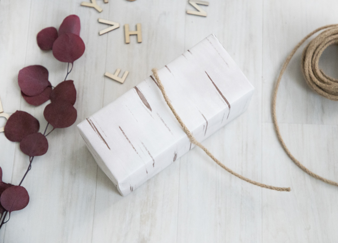 Envoltorios bonitos con eucalipto