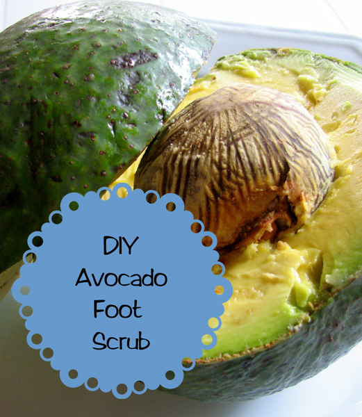 DIY Avocado Foot Scrub Recipe Everything Pretty