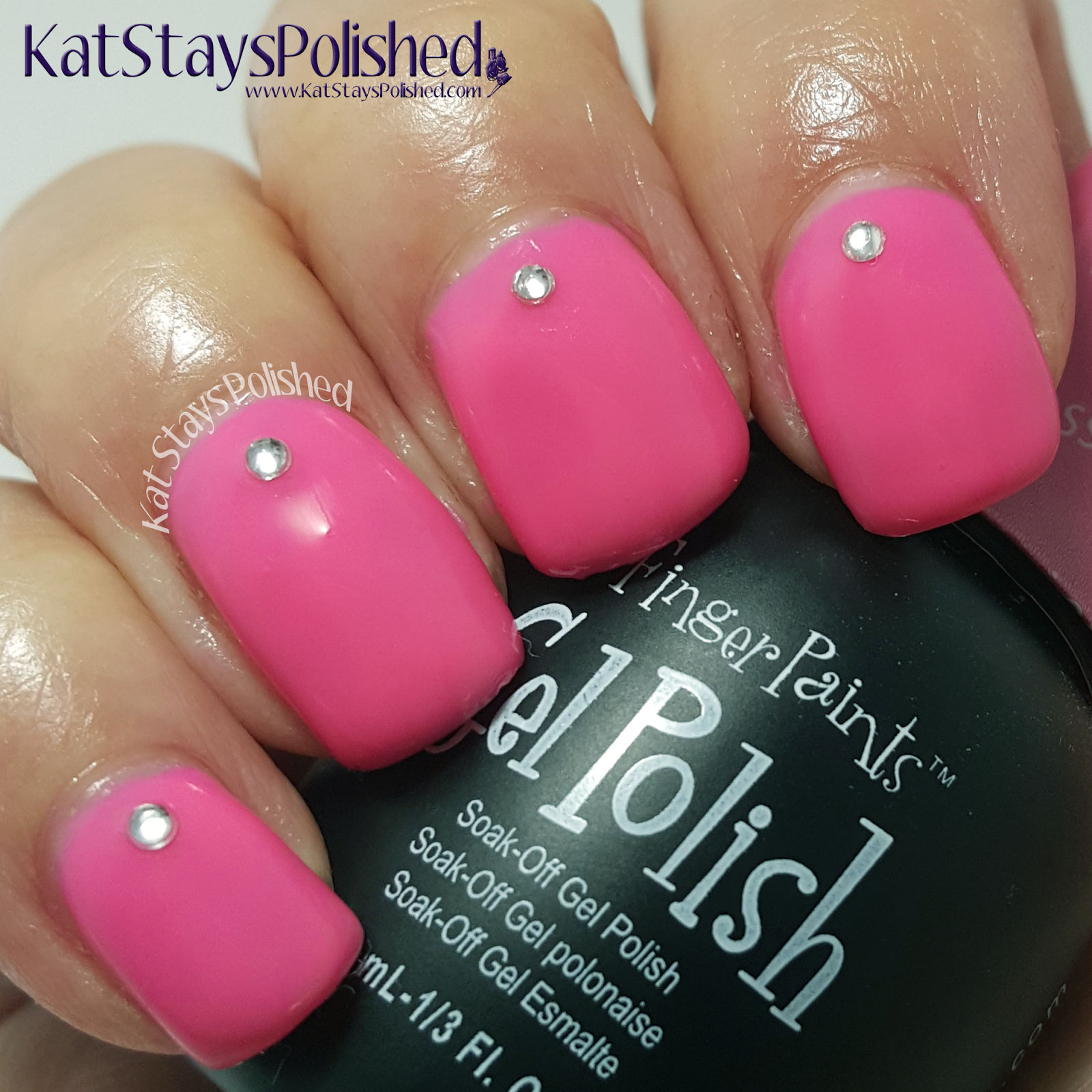 Kat Stays Polished Beauty Blog with a Dash of Life FingerPaints Gel Polish Passion for Pink