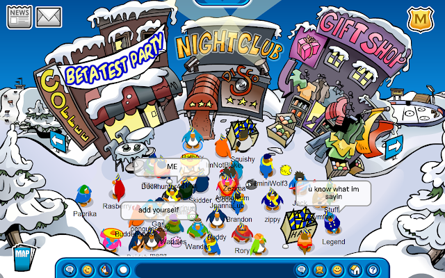 CP Rewritten: Fashion Party Rooms Information – Club Penguin Mountains