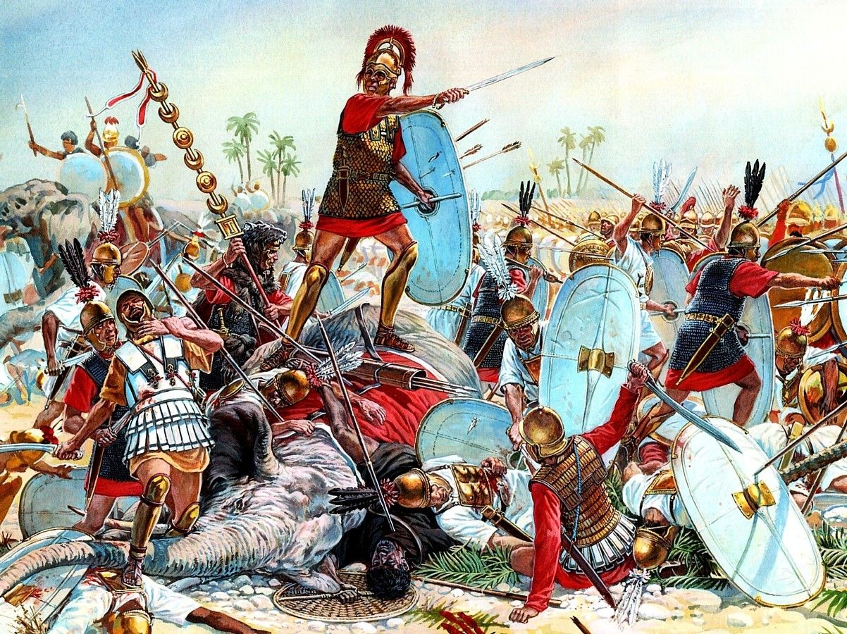 Войны между римлянами. Битва с Карфагеном.