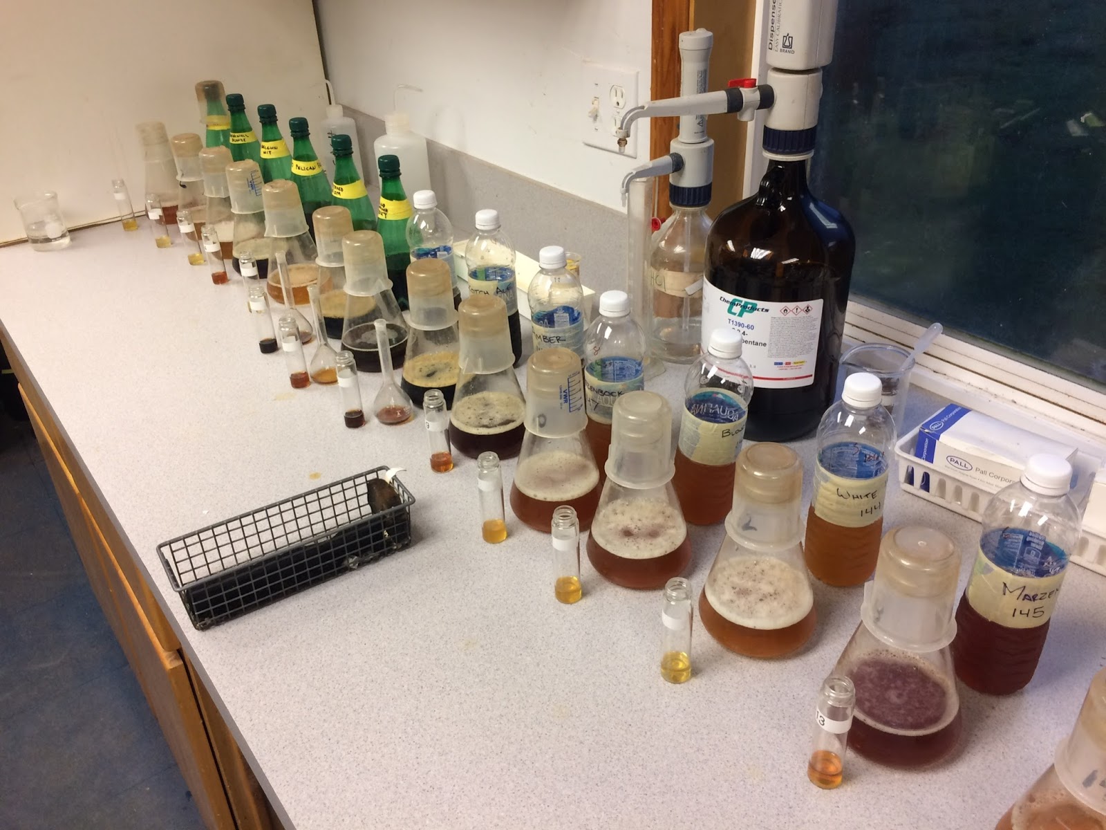 Jon's Brewing Experiments: A Visit to a Real Beer Analysis Lab