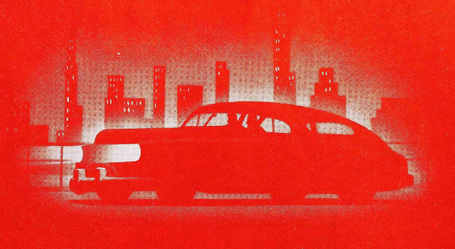 1949 silhouette in red 1949 silhouette in red