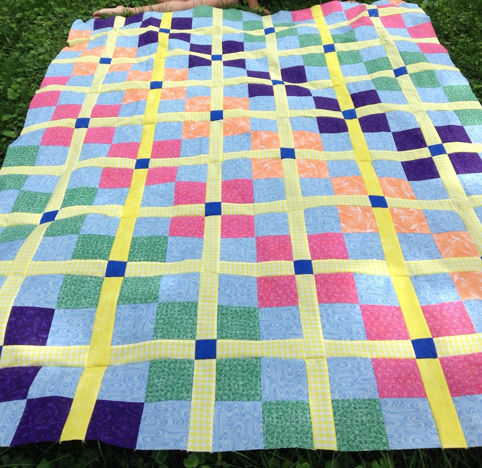 Show Me Sewing The Quilt Fiona made