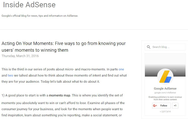 Blog Berkualitas Dimata AdSense Kupas Tuntas