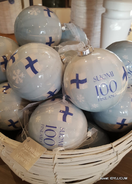 suomi100v joulukoristeet Weiste Wanha Villa