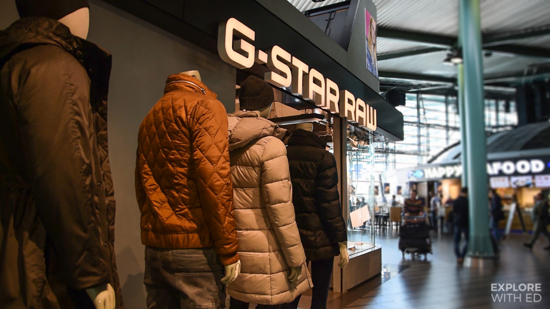 Shops in Schiphol Airport