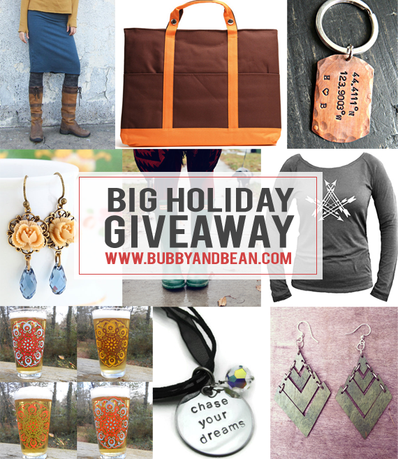 Bubby and Bean's Big Holiday Giveaway // Win 8 Prizes Worth $300!