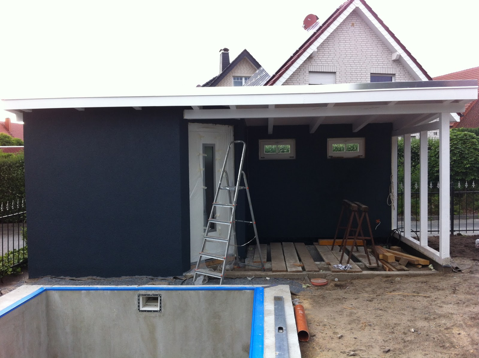 MyPool33: Drainage verlegt