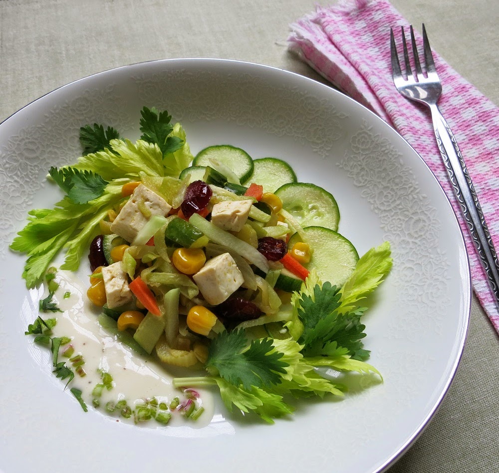 Sizzling Indian Recipes..... Sauteed mix vegetables Salad with raw