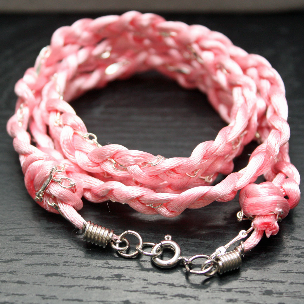 Tried it out Thursday- braided wrap bracelet