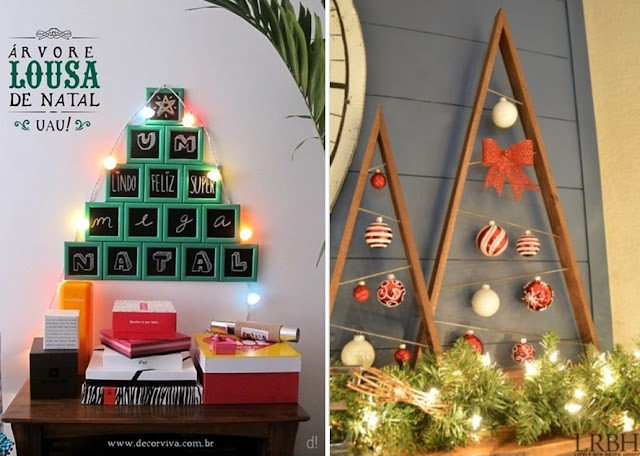 imagem via: Pinterest Decoração de natal