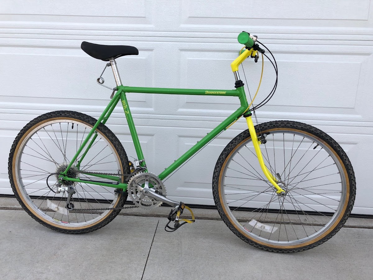 green womens bike