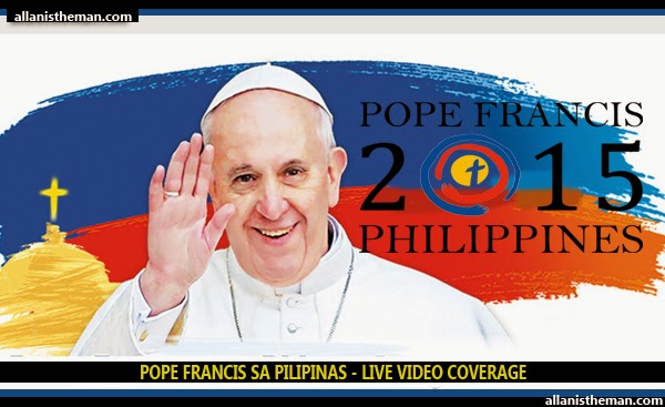 Pope Francis in the Philippines LIVE VIDEO STREAMING