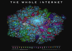 Neural Map of the Internet