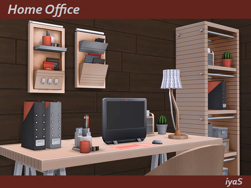 soloriya Home Office. Sims 4