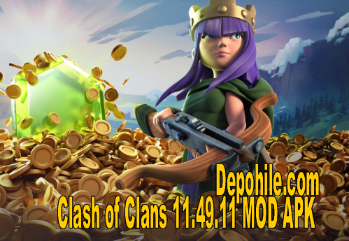 Clash of Clans 11.49.11 Altın,Taş Hileli Mod Apk Kasım 2018