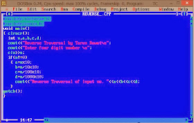 C++ Programming: Reverse Traversing Of Four Digit No........