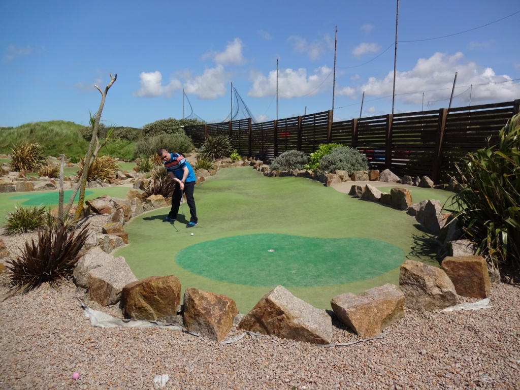 The Ham and Egger Files Mini Golf at Les Mielles in Jersey