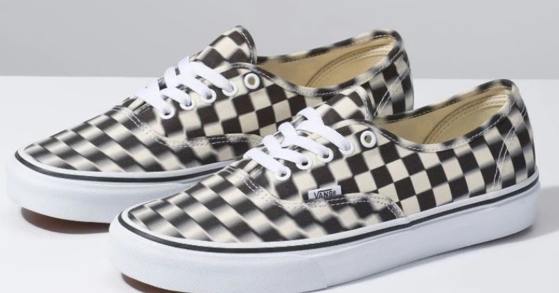 forest green checkered vans