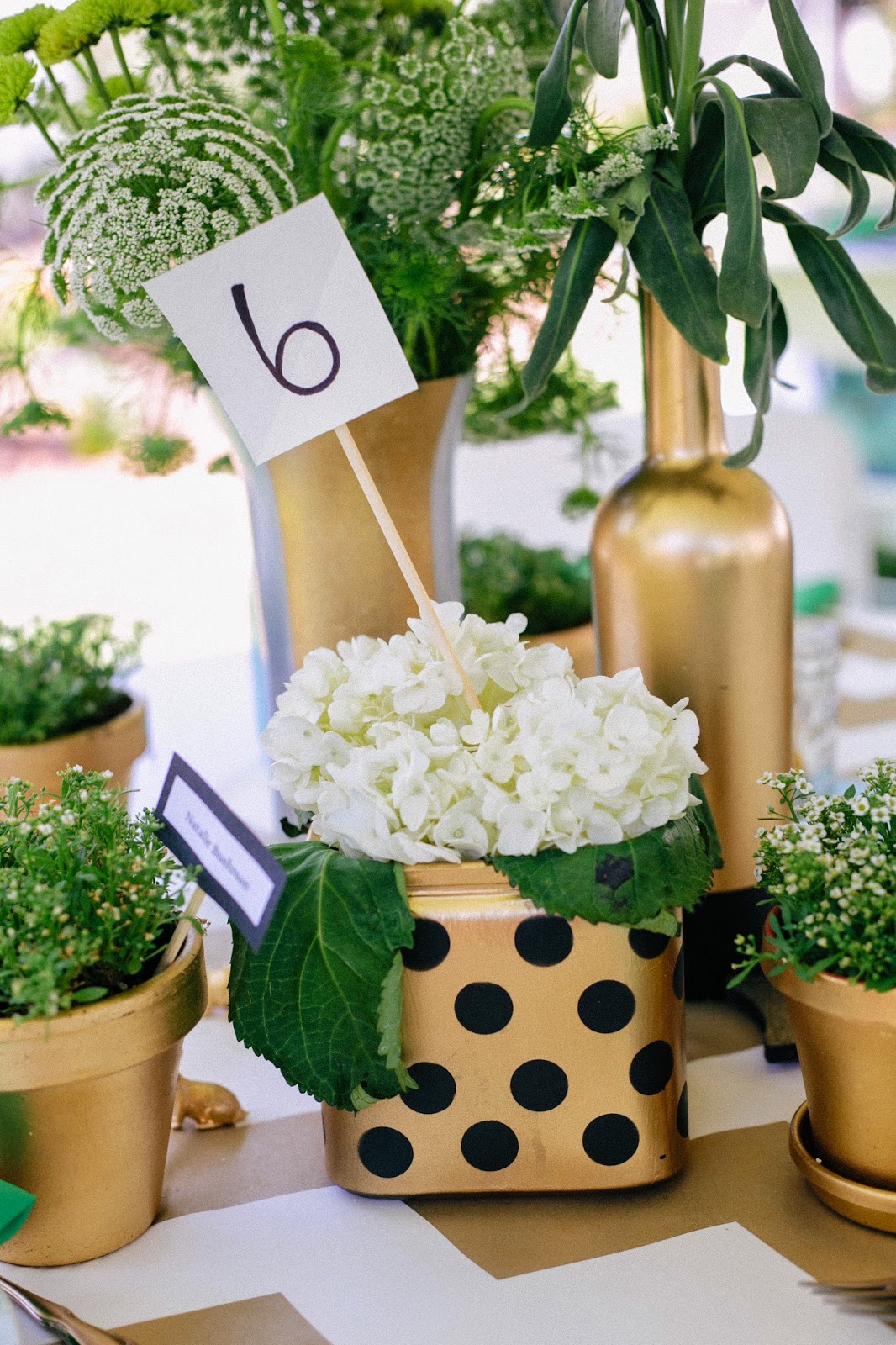 Nat your average girl...: Baby Shower {Green and Gold}