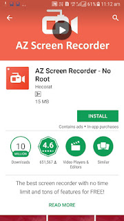 ANDROID MOBILE SCREEN RECORDER